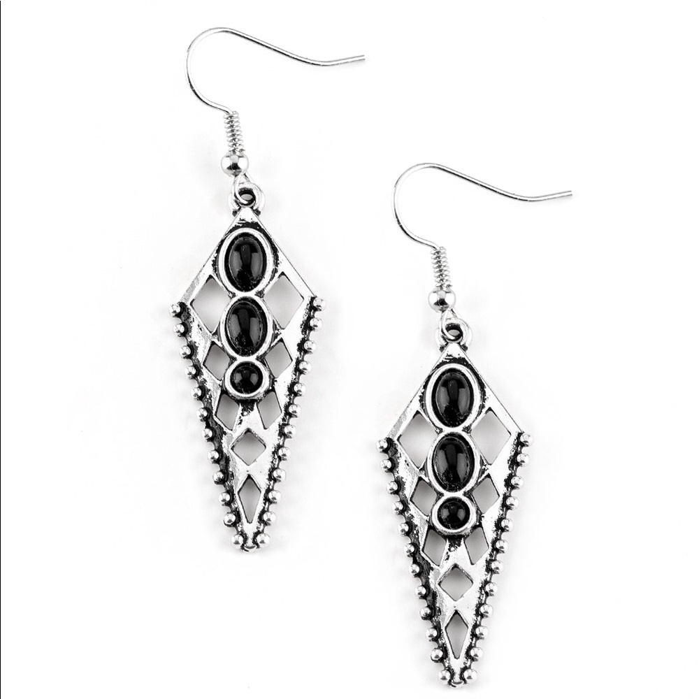 Terra territory black earrings